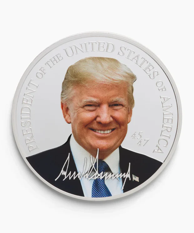 Trump Silver Coin Front