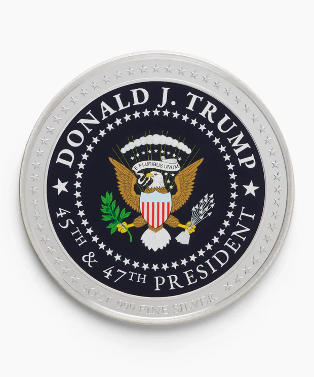 Trump Silver Coin Seal Back